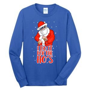 I Do It For The HoS Inappropriate Funny Christmas Adult Great Gift Tall Long Sleeve T-Shirt