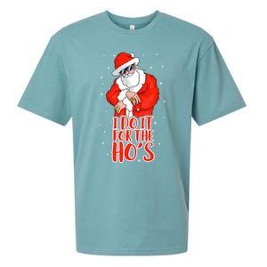 I Do It For The HoS Inappropriate Funny Christmas Adult Great Gift Sueded Cloud Jersey T-Shirt