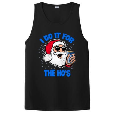 I Do It For The Hos Adult Funny Inappropriate Christmas Gift PosiCharge Competitor Tank