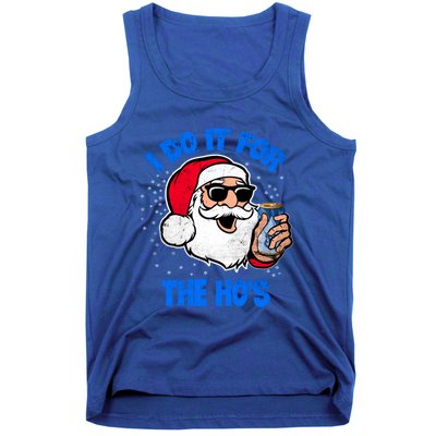 I Do It For The Hos Adult Funny Inappropriate Christmas Gift Tank Top