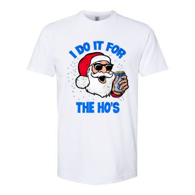 I Do It For The Hos Adult Funny Inappropriate Christmas Gift Softstyle CVC T-Shirt