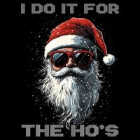 I Do It For The HoS Funny Santa Inappropriate Christmas T-Shirt