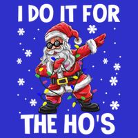 I Do It For The Hos Santa Dabbing Christmas Squad HoS Funny Gift 16 in Basic Backpack