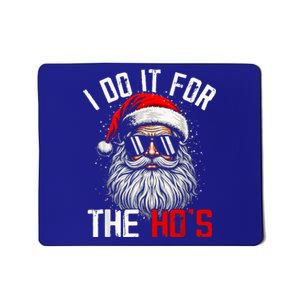 I Do It For The Hos Funny Inappropriate Christmas Mousepad