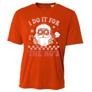 I Do It For The Ho’S Funny Christmas Cooling Performance Crew T-Shirt