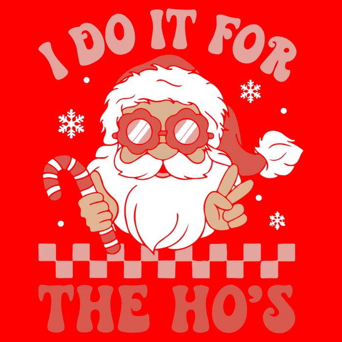 I Do It For The Ho’S Funny Christmas 16 in Basic Backpack