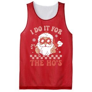 I Do It For The Ho’S Funny Christmas Mesh Reversible Basketball Jersey Tank