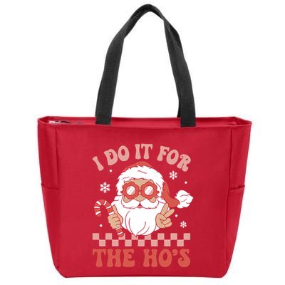 I Do It For The Ho’S Funny Christmas Zip Tote Bag