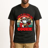 I Did It All For The Cookie Funny Santa Christmas  Tall T-Shirt