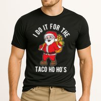 I Do It For The Taco Ho HoS Funny Santa Christmas Xmas Cooling Performance Crew T-Shirt