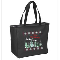 I Do It For The Hos Christmas Zip Tote Bag