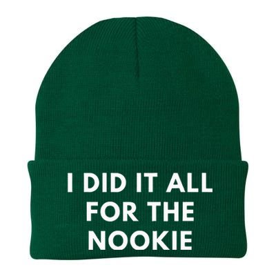 I Did It All For The Nookie Knit Cap Winter Beanie