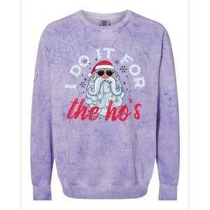 I Do It For The HoS Funny Santa Christmas Funny Gift Colorblast Crewneck Sweatshirt