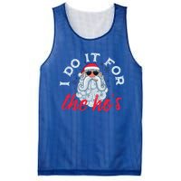 I Do It For The HoS Funny Santa Christmas Funny Gift Mesh Reversible Basketball Jersey Tank