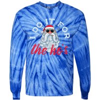 I Do It For The HoS Funny Santa Christmas Funny Gift Tie-Dye Long Sleeve Shirt