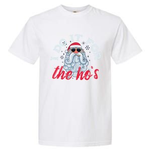 I Do It For The HoS Funny Santa Christmas Funny Gift Garment-Dyed Heavyweight T-Shirt