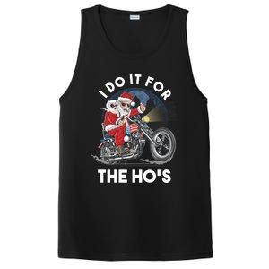 I Do It For The Hos Santa Motorcycle Cool Gift PosiCharge Competitor Tank