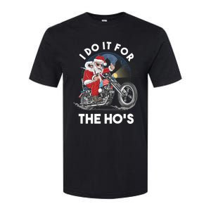 I Do It For The Hos Santa Motorcycle Cool Gift Softstyle CVC T-Shirt