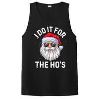 I Do It For The Ho's Funny Inappropriate Christmas Santa PosiCharge Competitor Tank