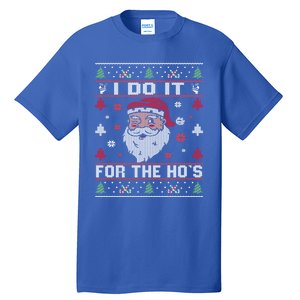 I Do It For The HoS Rude Offensive Christmas Santa Gift Tall T-Shirt