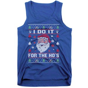 I Do It For The HoS Rude Offensive Christmas Santa Gift Tank Top