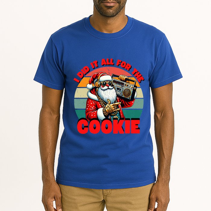 I Did It All For The Cookie Funny Santa Funny Christmas  Tall T-Shirt