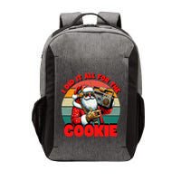 I Did It All For The Cookie Funny Santa Funny Christmas  Vector Backpack