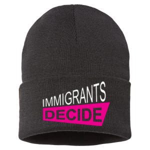 Immigrants Decide Sustainable Knit Beanie