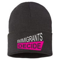 Immigrants Decide Sustainable Knit Beanie