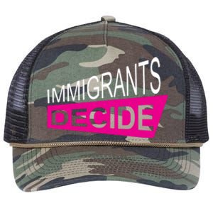 Immigrants Decide Retro Rope Trucker Hat Cap