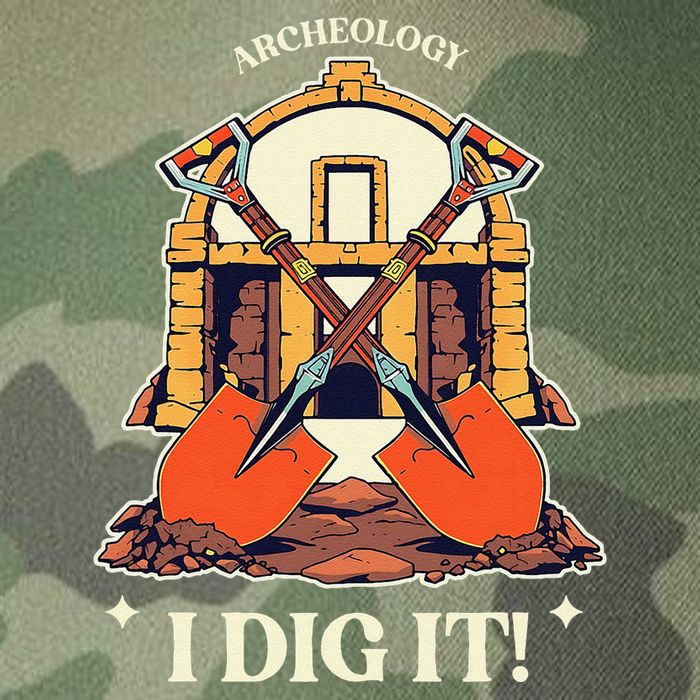 I Dig It Archelogy Archeolgist Legacy Tie Dye Trucker Hat