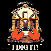 I Dig It Archelogy Archeolgist Mesh Reversible Basketball Jersey Tank