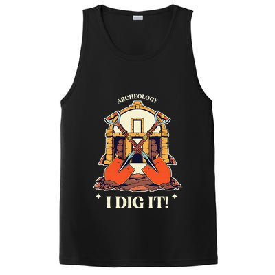 I Dig It Archelogy Archeolgist PosiCharge Competitor Tank