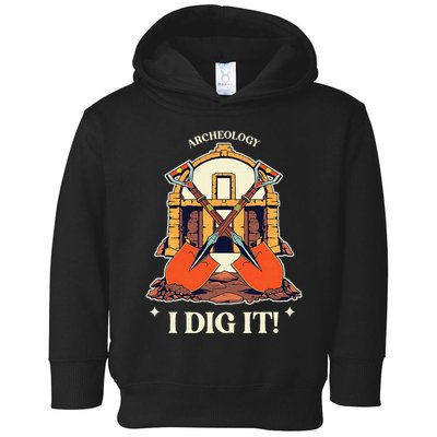 I Dig It Archelogy Archeolgist Toddler Hoodie