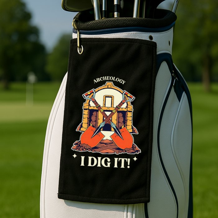 I Dig It Archelogy Archeolgist Golf Towel