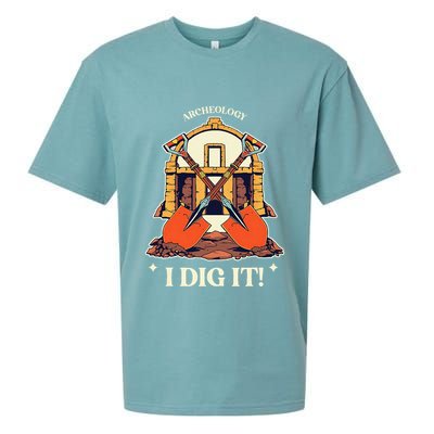 I Dig It Archelogy Archeolgist Sueded Cloud Jersey T-Shirt
