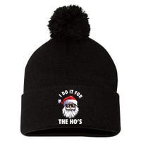 I Do It For The HoS Funny Inappropriate Christmas Pom Pom 12in Knit Beanie