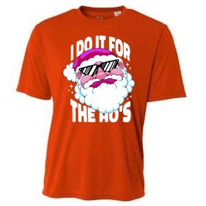 I DO It For The Ho's Funny Santa Claus Cooling Performance Crew T-Shirt