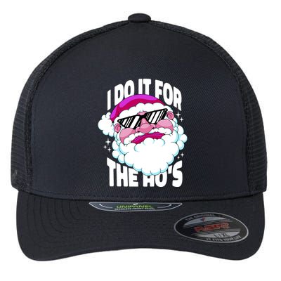 I DO It For The Ho's Funny Santa Claus Flexfit Unipanel Trucker Cap