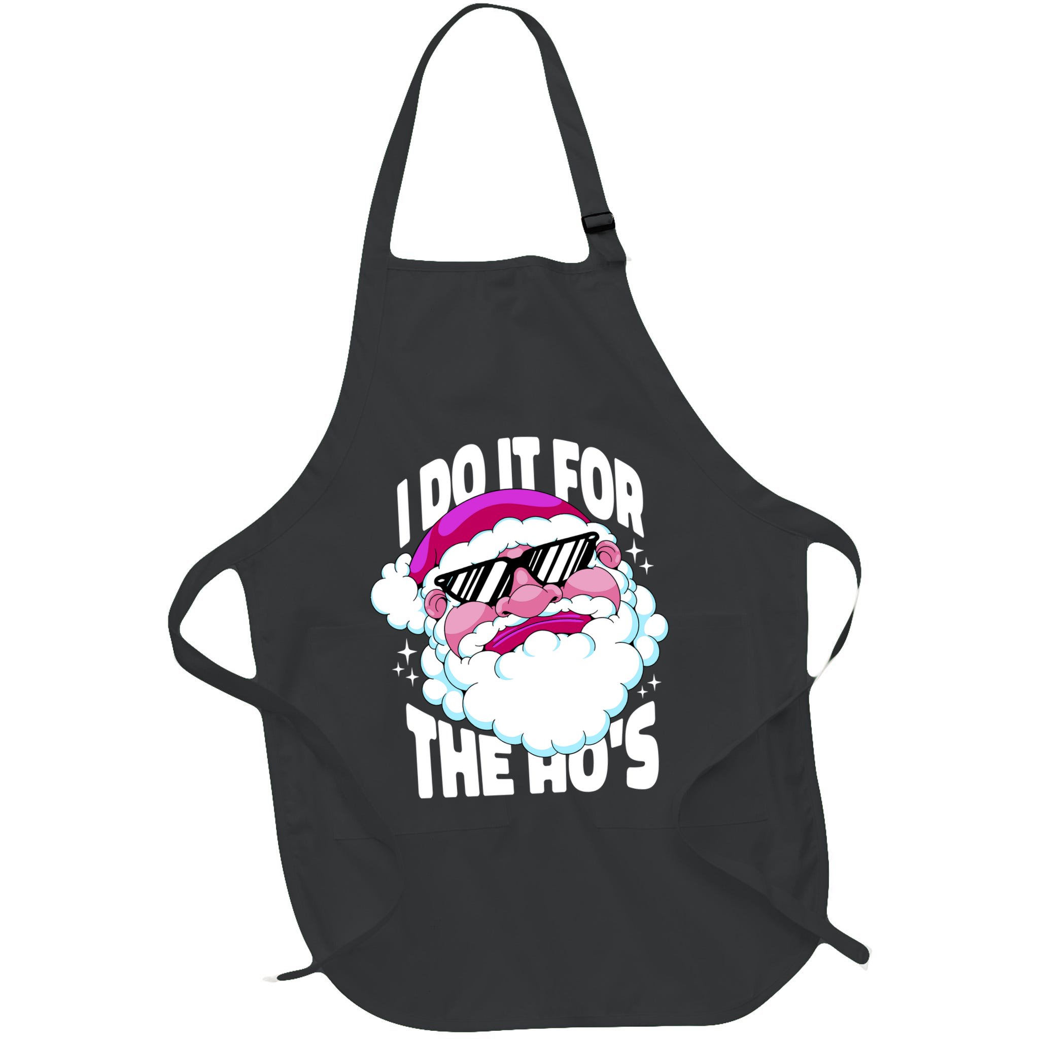 I DO It For The Ho's Funny Santa Claus Apron