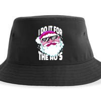 I DO It For The Ho's Funny Santa Claus Sustainable Bucket Hat