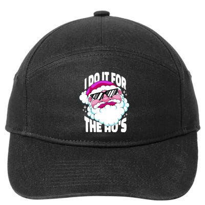 I DO It For The Ho's Funny Santa Claus 7-Panel Snapback Hat