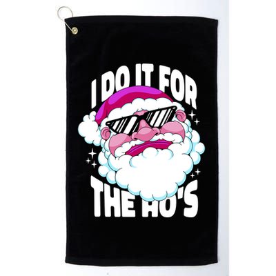 I DO It For The Ho's Funny Santa Claus Golf Towel