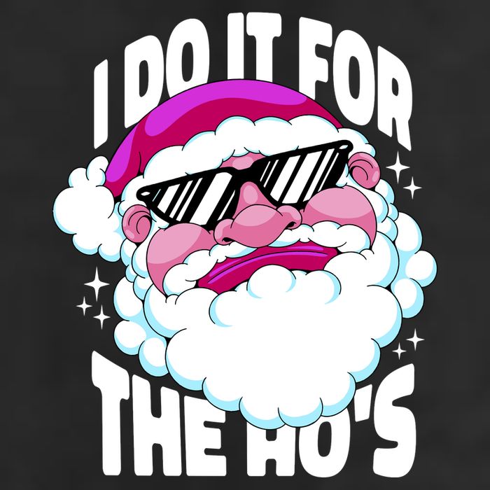 I DO It For The Ho's Funny Santa Claus Golf Towel