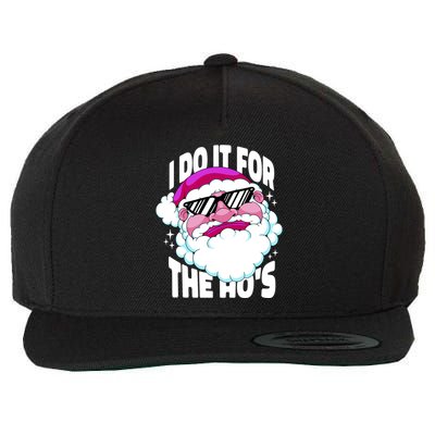 I DO It For The Ho's Funny Santa Claus Wool Snapback Cap