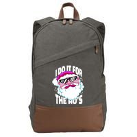 I DO It For The Ho's Funny Santa Claus Cotton Canvas Backpack