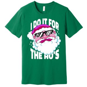 I DO It For The Ho's Funny Santa Claus Premium T-Shirt