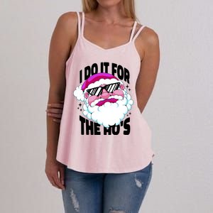 I DO It For The Ho's Funny Santa Claus Women's Strappy Tank