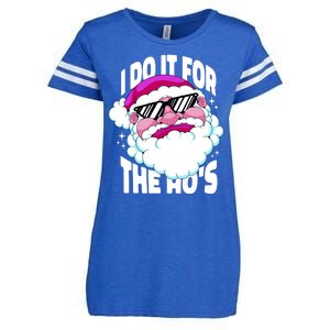 I DO It For The Ho's Funny Santa Claus Enza Ladies Jersey Football T-Shirt