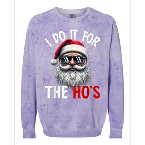 I Do It For The HoS Cute Xmas Colorblast Crewneck Sweatshirt